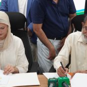 KhudMukhtar SAWI and Helping Hands for Humanity MOU
